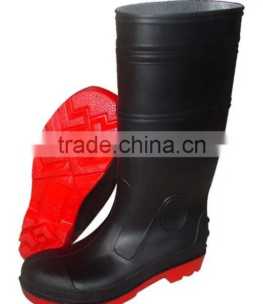 PVC Working Wellington Safety Wellington Boots for Man