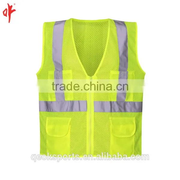 Fluorescent Yellow Environmental Protection Manufacturer Reflective Safety Clothing photo-2