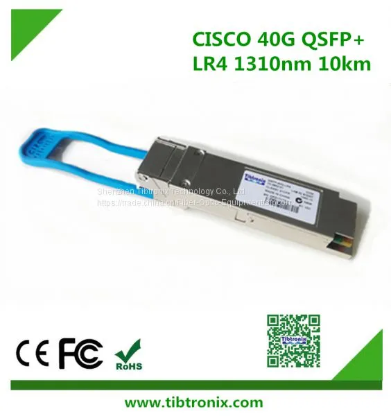 Mikrotik Compatible 40Gb/s QSFP+ Active Cable Hot Pluggable, +3.3V, 10m