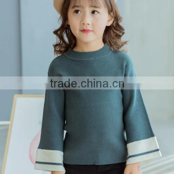 Zm35791a Latest Design Winter Sweater 2017 Korean Baby Girl Tops photo-5