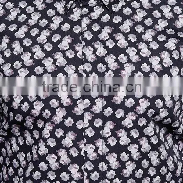 Shirt With Roses Print in Skinny Fit photo-2