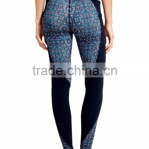Custom Wide Waist Yoga Pants Tights With Leg Pockets Woman Leggings photo-6