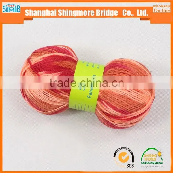China Knitting Yarns Factory Direct Wholesale Long Space Dyeing Multicolor Yarn, Acrylic Yarn for Sweater photo-5