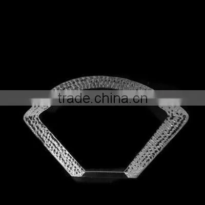 Optic Crystal Glass Fan Shaped Iceberg , Sector Iceberg For Souvenirs Office Decoration JKC-0087 photo-3