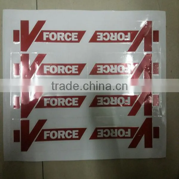 electrical appliances metal logo, brand sticker