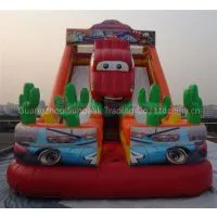 SL-1407 Fun Cars Inflatable Slip And Slide photo-2