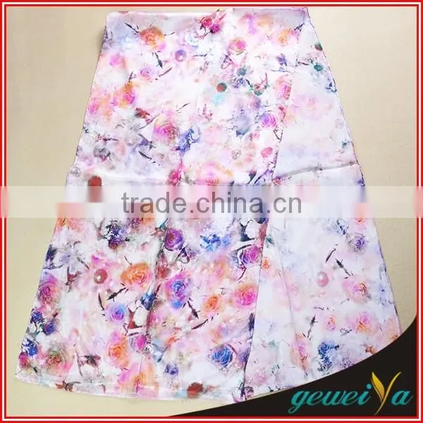 OEM Digital Printed Silk Bali Scarf