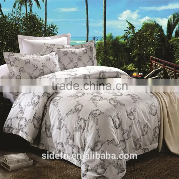 High Quality Queen Size Printed Hotel Duvet Cover Set photo-2