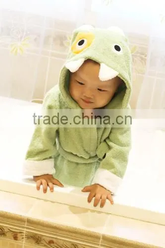 Cute Baby Bath Robe Pink Shark Bath Robe Kids Bath Robe photo-5