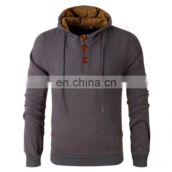 New Men Slim Pullover Hoodie Warm Winter Hooded Sweatshirt Coat Sweater Outwear photo-4