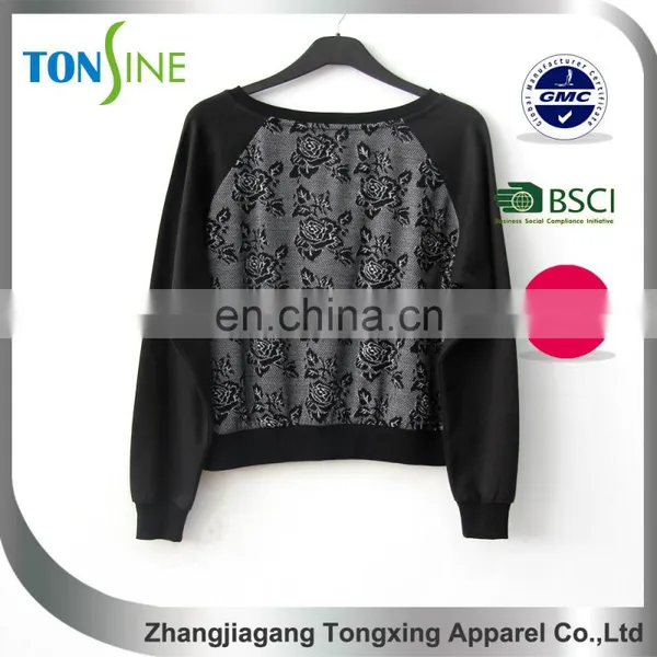 Women's Long Sleeve Rose Print Sweater photo-2