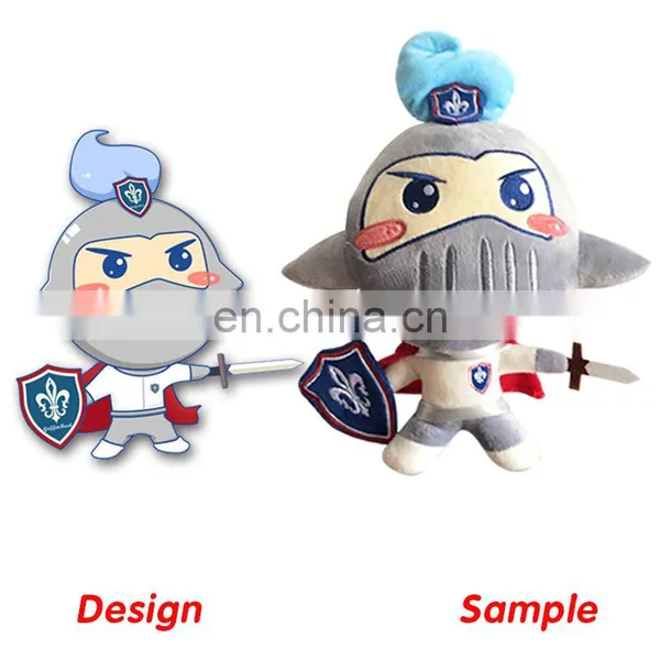 China Wholesale Cheap Stuffed Warrior Plush Game Doll Toy Custom Embroidered Plush Toy photo-5