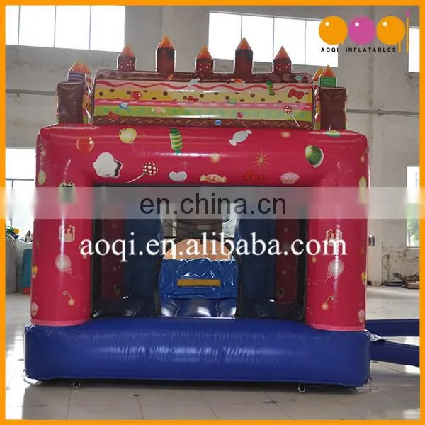 Kid Birthday Present Toy Inflatable Birthday Cake Bouncer for Party Decorate photo-4