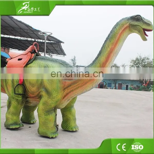 Funny Game Realistic Roaring Walking Mechanical Dinosaur Ride