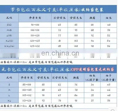 2016 Children's Waterproof Raincoat Have a Bag Position photo-4