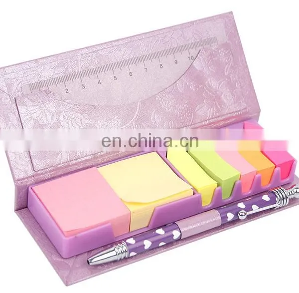 Licheng LKM80 Stationary Set Memo, Eco Friendly Sticky Note Pad Set Box