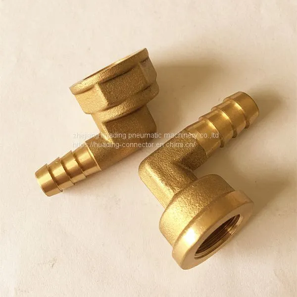 Brass Female Hose Barbed Elbow , BSP ,BSPT,NPT,G,ZG Hose Nipple photo-3