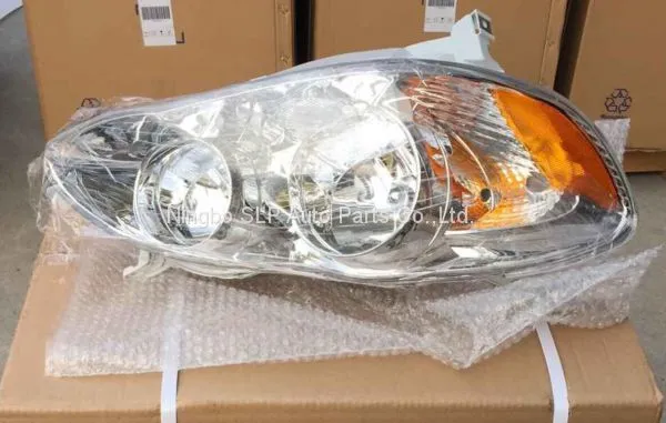 For 03-08 Corolla Replacement Clear Lens Head Lights Corner Signal Lamps+Amber