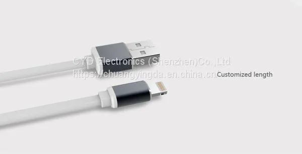 USB Data & Charging Cable for IPhone 5/5S/6/6S/6 Plus, USB 8-pin Signal Design photo-2