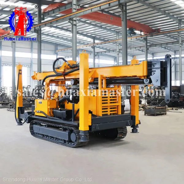Full Hydraulic Air Drilling Rig JDL-400 From Huaxia Master /soil Layer and Bed Rock Water Well Drilling Machine for Sale photo-2