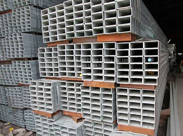Rectangular Galvanized Steel Pipe MS Rectangular Pipe Manufacturer photo-2