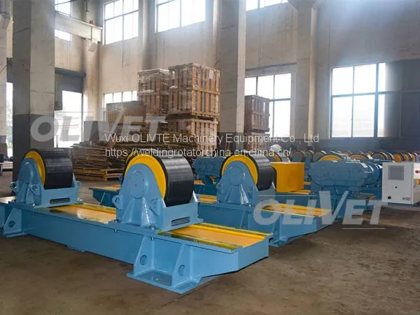 40T Capacity Adjustable Turning Rolls China Heavy Duty Positioner photo-2