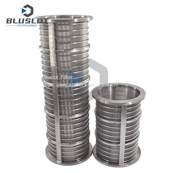 Wedge Wire Screen Filter Basket for Animal Manure Dehydrator photo-3