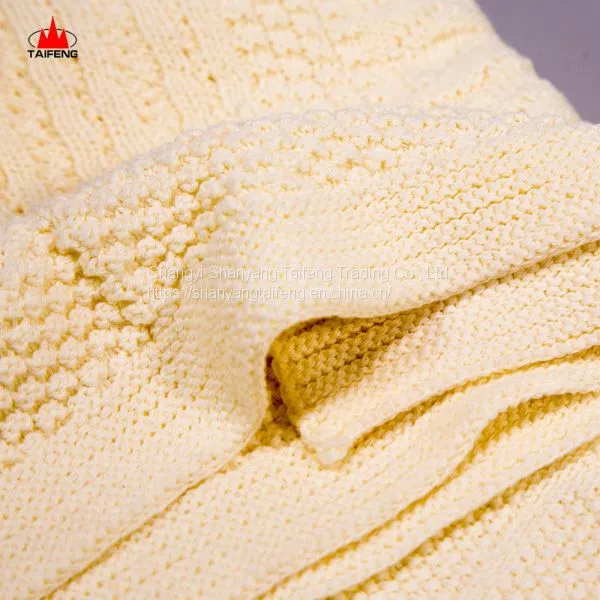 100% Cotton Knit Jacquard Baby Blanket Cartoon Custom With Toys photo-2