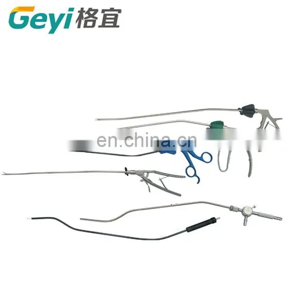 Flexible S Shaped Suction Irrigation Set for Single Port Laparoscopic Medical Instruments photo-4