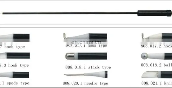 Geyi Laparoscopic Instruments Coagulation Instruments Monopolar Electrode L Hook Spatular Factory Direct photo-6