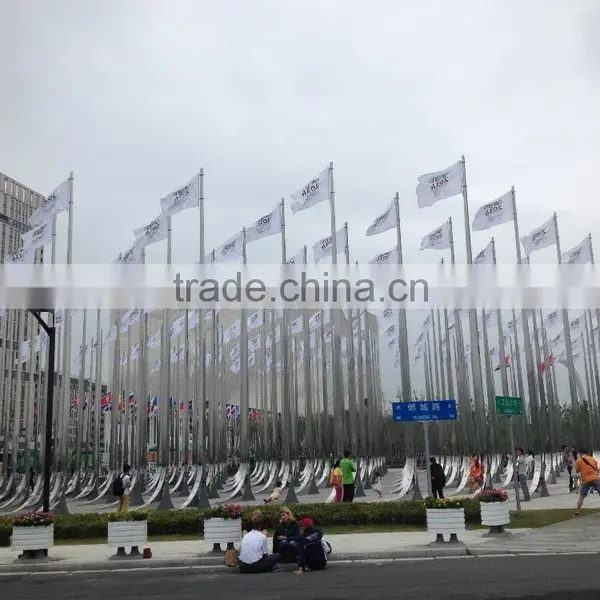 Nanjing Youth Olympic Games Flagpole With Sculture photo-2
