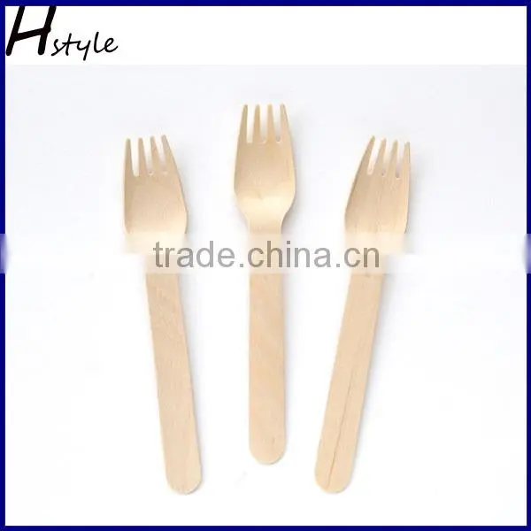 Wooden Forks/Knives/Spoon Engraved Disposable Wooden Tableware Set SPT013B photo-2