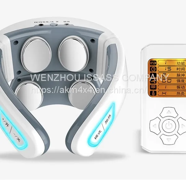 2020 Hot Selling Best Rechargeable Wireless Electric Pain Relief Neck Massager photo-2