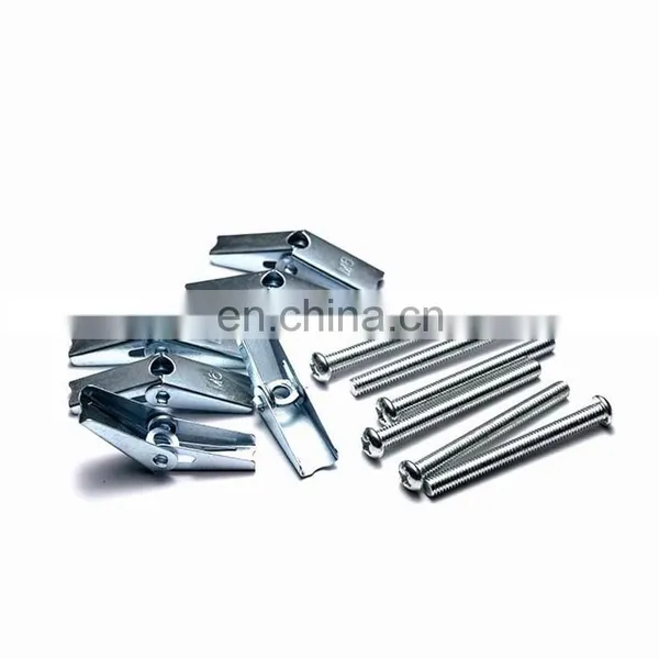 Zinc Plated Butterfly Bolt and Nut Spring Toggle Fixings Hollow Cavity Wall Anchor photo-5