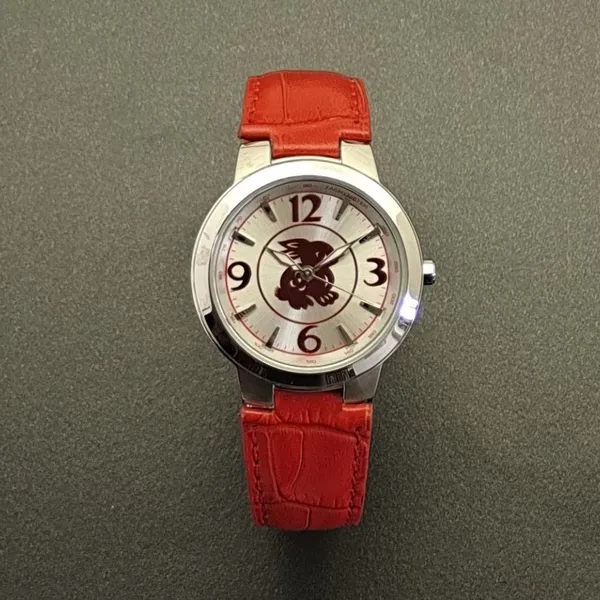 Stainless Steel Water Resistance Watches Genuine Leather Quartz Lady Watch photo-3