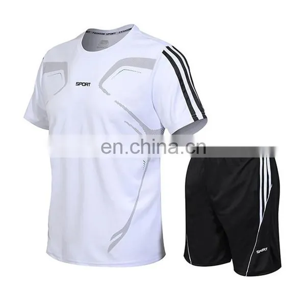 Mens Custom Loose Casual Quick Dry T Shirt Sport Suit