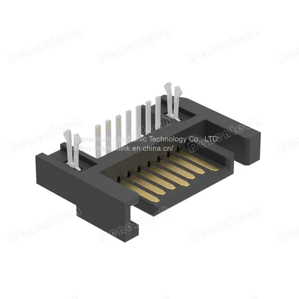 Denentech SATA 7P Male Right Angle Dip Connector photo-3