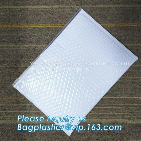 SLIDER ZIPPER BUBBLE POUCH, PADDED MAILER, ENVELOPES, PROTECTIVE, JEWELRY, BEAUTY SAFE STORAGE photo-2
