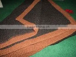 Hand Knitted Throw Blanket