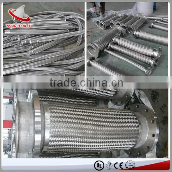 1/2 3/4 Stainless Steel Flexible Corrugated Rubber Hoses