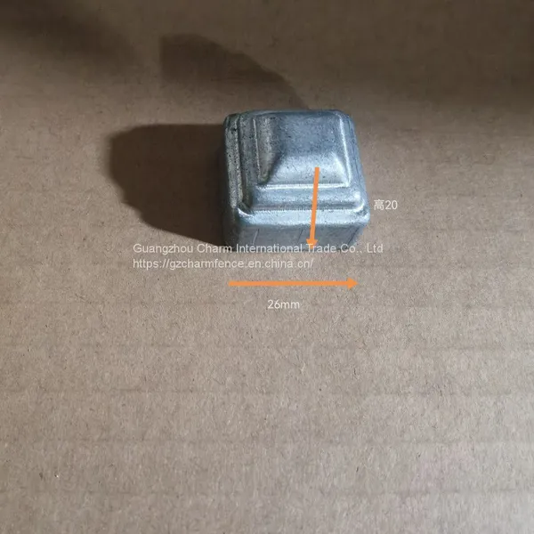 Hardware Fence Sealing Cap Post Cap Coping, 40 * 60/square Tube 25 * 25/decorative Head 80 * 80/square photo-4