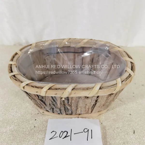 Garden Basket Handmade Basket,Bark Flower Basket,Flower Basket Price