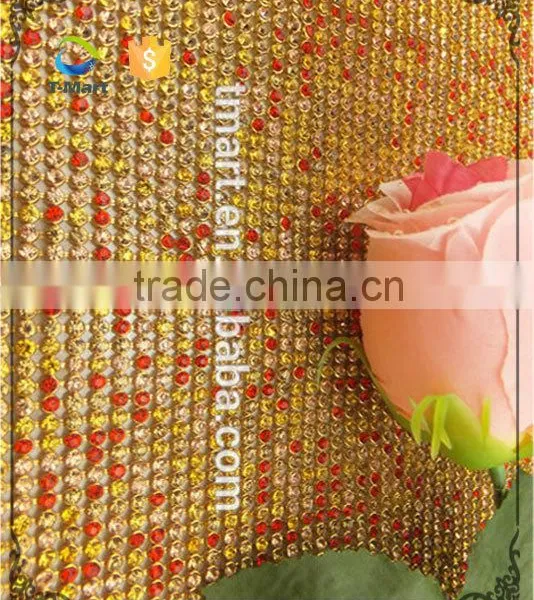 Orange Diamond Mesh Roll for Christmas Decoration photo-2