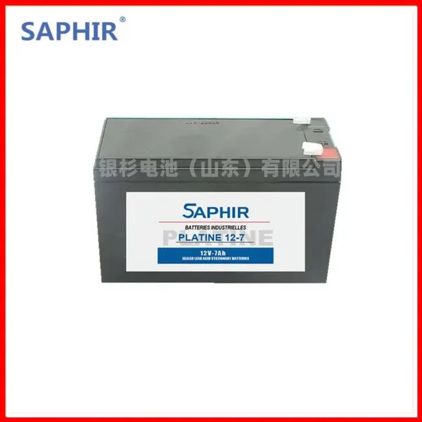 French SAPHIR battery PLATINE12-200 battery 12V200Ah power plant station