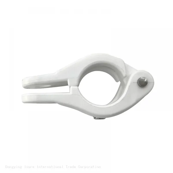 ISURE MARINE High Quality Factory Wholesale White Nylon Adjustable Clamp for 22-28mm photo-3