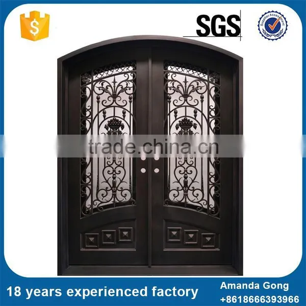 Professional Design Black Wrought Iron Door Furniture Hardware photo-2