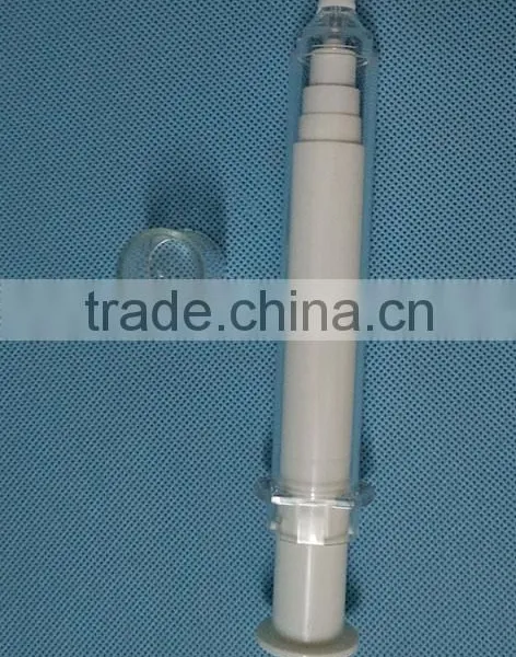 Cosmetic Syringe 10ml Double Wall Acrylic Eye Cream Airless Bottle photo-3