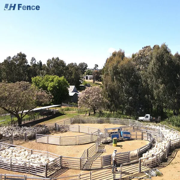 High Quality Australia Galvanized Welded Metal Steel Sheep and Goat Fence Corral Panels for Sale photo-3