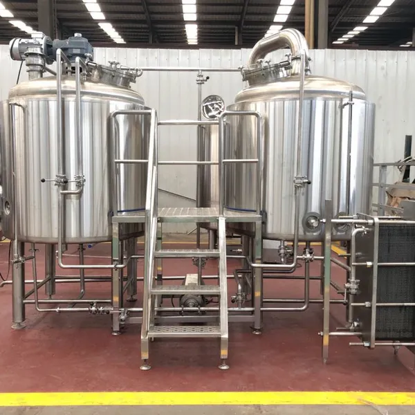 1000L 2Vessles brewhouse + Бак для горячей воды. Технологическое оборудование для пива с процессом брожения