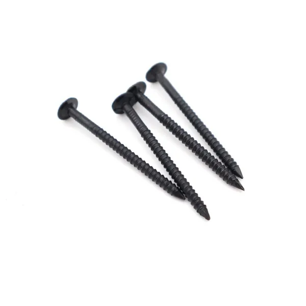 1.5inch-3inch Black Ring Shank Nails with 0.135in Shank Diameter